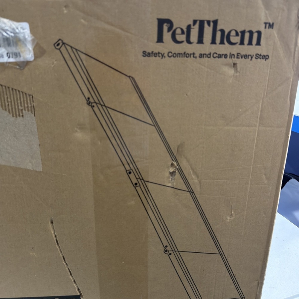 PetThem Dog Ramp for Car 71'' X-Long & 17.2" Wide Folding Dog Ramps for Lar - Picture 7 of 8